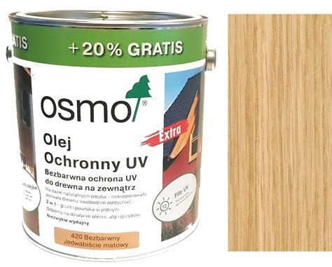 Osmo Uv Extra Olej Ochronny Bezbarwny Jedwabisty Po Ysk L