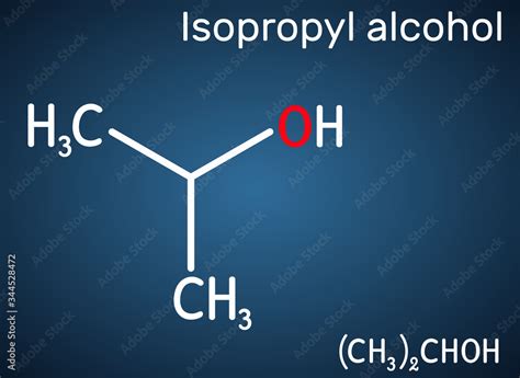 Isopropyl Alcohol Propanol Isopropanol C H O Molecule It Is