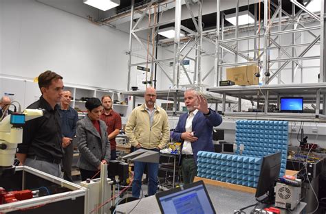 Prof. Benjamin Eggleton hosts Dr Katerina Agostino, Chief of Aerospace