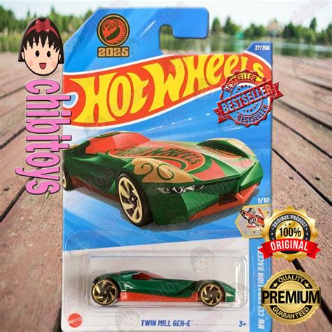 Jual Hot Wheels Twin Mill Gen E Hijau Race Car Original Mattel Shopee Indonesia