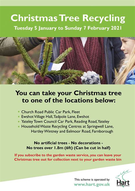 Disposing Of Real Christmas Trees Hook Parish Council