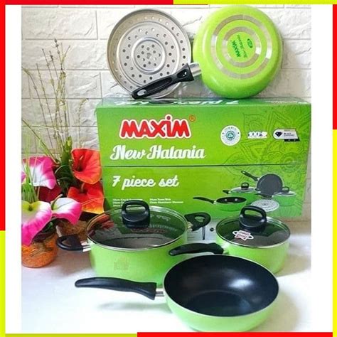 Jual PANCI MAXIM NEW HALANIA SET WAJAN PERALATAN DAPUR PENGGORENGAN