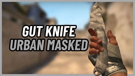 Gut Knife Urban Masked CSGO Knife Showcase YouTube