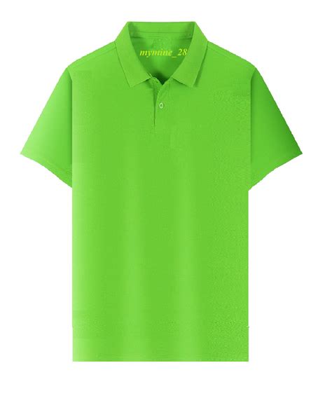 Polo Shirt Apple Green Plain Unisex Adult T Shirt With Collar Good Quality Lazada Ph