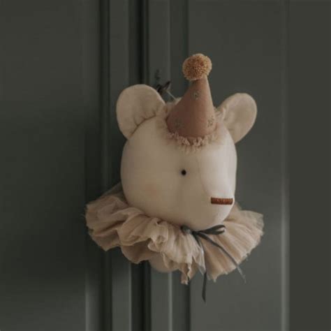 Tête d Ours Blanc Col nude Les Enfants du Design pour chambre enfant Les Enfants du Design