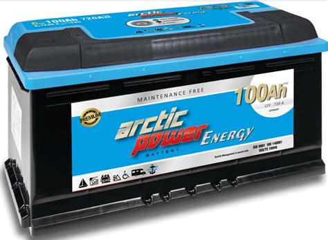 ARCTIC POWER ENERGY PLUS AKKU VAPAA-AIKA 100AH 12V (350X175X190 ...