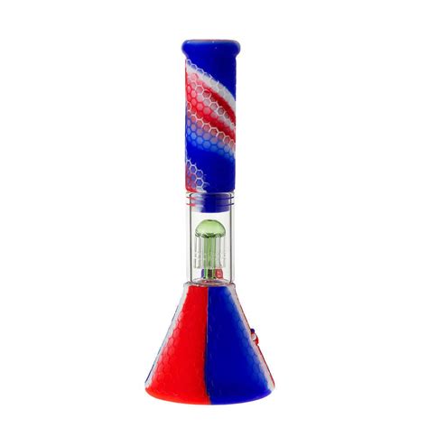 New Wave Silicone Hybrid Beaker Bong Smoking Outlet