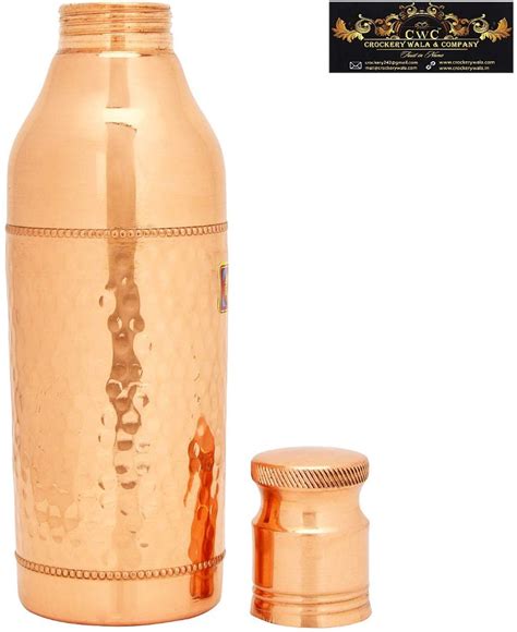 Crockery Wala And Company Pure Copper Bottle Champagne Ml At Rs