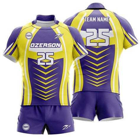 Custom High Quality Design Rugby Team Sport Club Shirts Sublimated