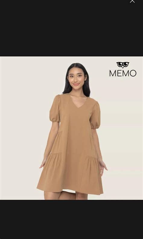Memo Nude Dress Women S Fashion Dresses Sets Dresses On Carousell