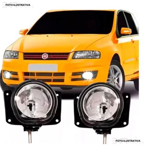 Farol Milha Fiat Stilo 2008 2009 2010 2011 2012 Par Novo Submarino