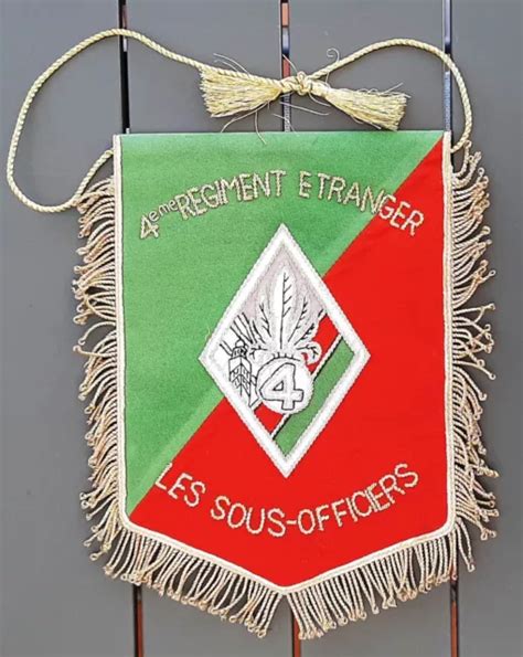 Fanion Brod Moderne Re Regiment Etranger Legion Etrangere Les Sous