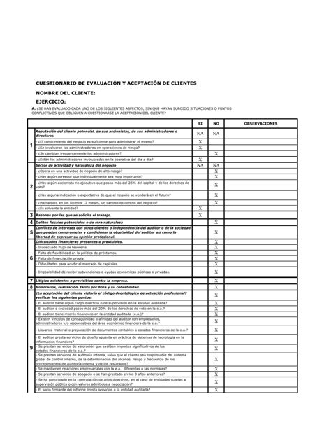 Cuestionario De Aceptacion O Continuidad