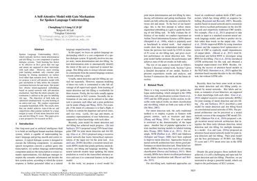 A Self Attentive Model With Gate Mechanism For Spoken Language