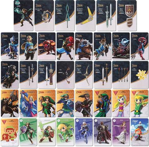 38pcs Zelda Amiibo Cards Legend Of Zelda Tears Of The Kingdom Amiibo