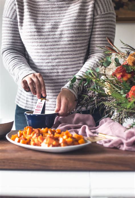 Browned Butter Sage Bread Crumbs On Roasted Butternut Squash