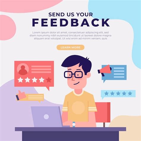 Premium Vector Flat Feedback Concept Illustration