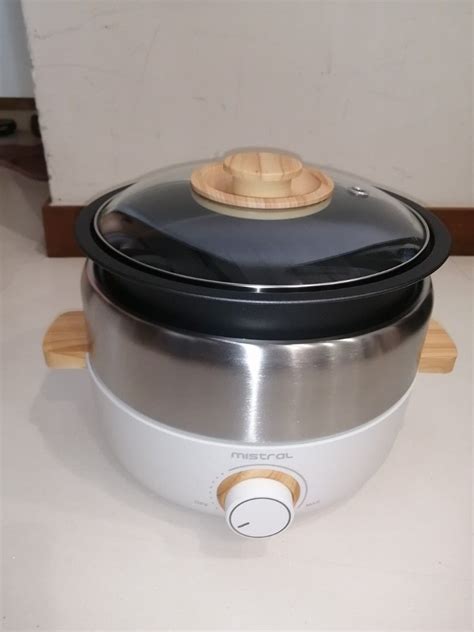 Mistral Multi Functional Electric Hot Pot With Grill TV Home Appliances Kitchen Appliances