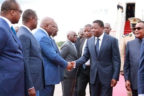 Coopération Le chef de lEtat Faure Gnassingbé en visite damitié et