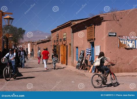 Tourists in San Pedro editorial stock photo. Image of pedro - 21489973