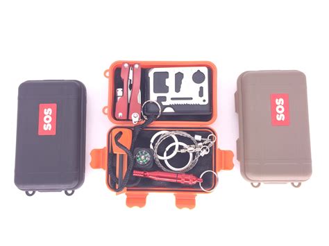 Aanbieding Ipree In Upgraded Outdoor Edc Survival Kit Case Sos