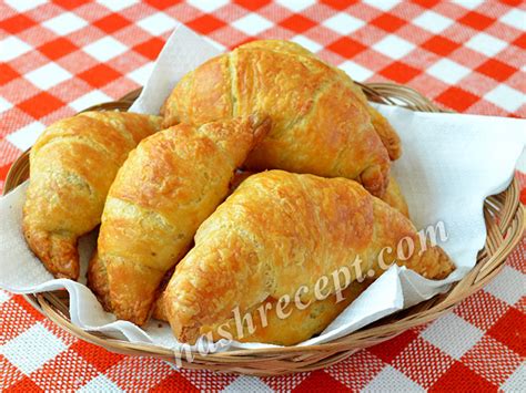 Круассаны с шоколадом. Пошаговый фото-рецепт | Наш Рецепт. Вкусные рецепты