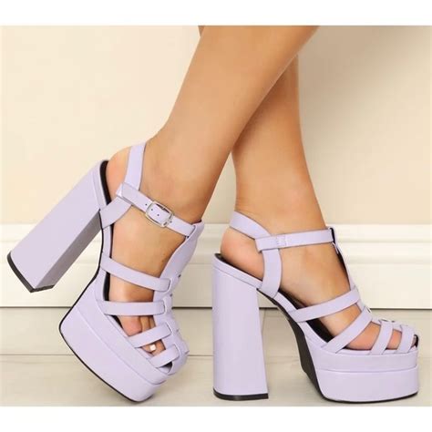 Fashion Nova Shoes Fashion Nova Alessia Platform Heels Lavender Nwt Poshmark