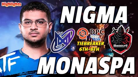 Nigma Vs Monaspa Dpc Weu Tour Tiebreak Th Th Youtube