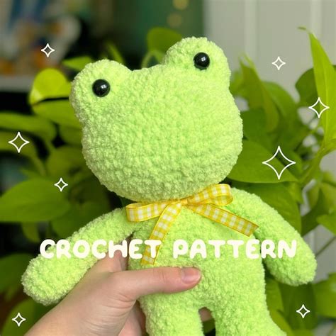 Crochet Frog Pattern Etsy