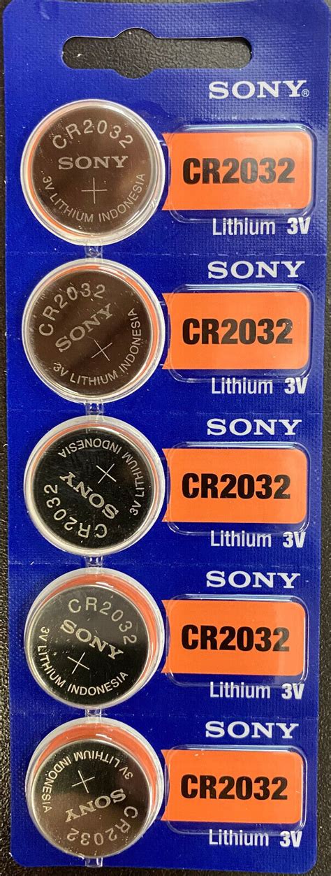 Pcs Cr Lm Br Card V Sony Top Lithium Battery