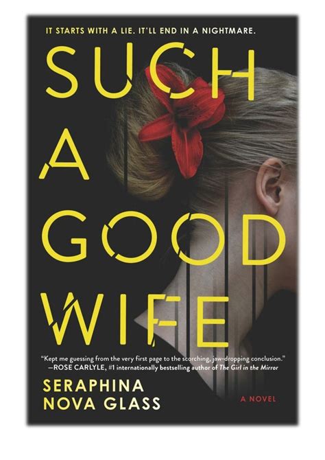 The Cover Of Such A Good Wife By Seraphina Noova Glass