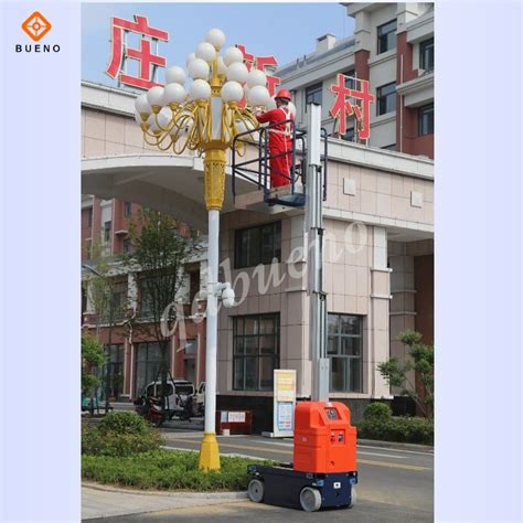 Bueno Aluminum Alloy Aerial Lift Platform Vertical Mast Lift With Ce