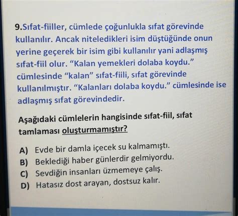 8 SINIF FİİLİMSİLER ACIL Eodev