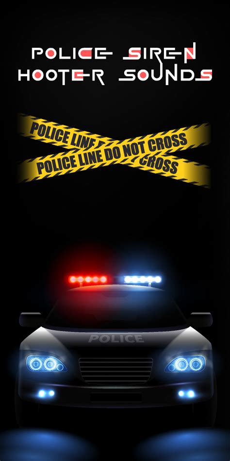 The police car siren sounds app has a variety of awesome animations ...