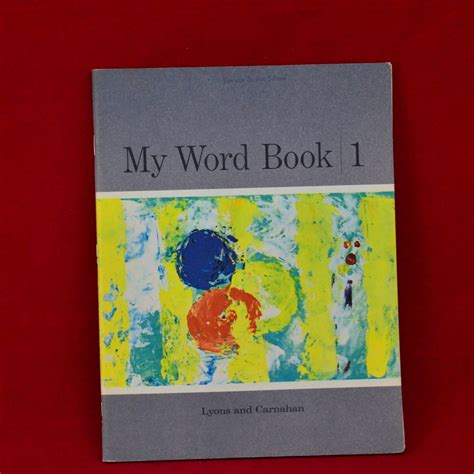 My Word Book 1 By P Z Blaser Vintage Textbook C 1962 Word Workbook