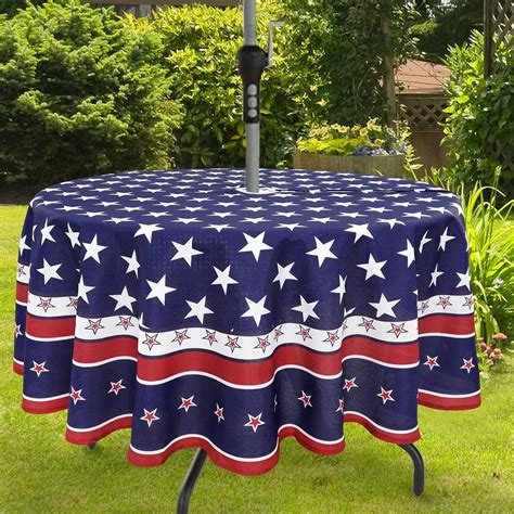 4th Of July Tablecloth Memorial Day Patriotic Table Cloths Waterproof