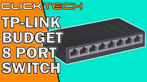 Tp Link Ls G Budget Port Unmanaged Switch Unboxing And