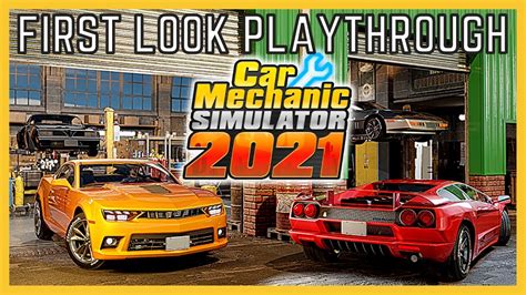 Car Mechanic Simulator First Look Story Job Luxor Baronne