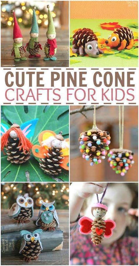 Cute Pine Cone Crafts for Kids You'll Love