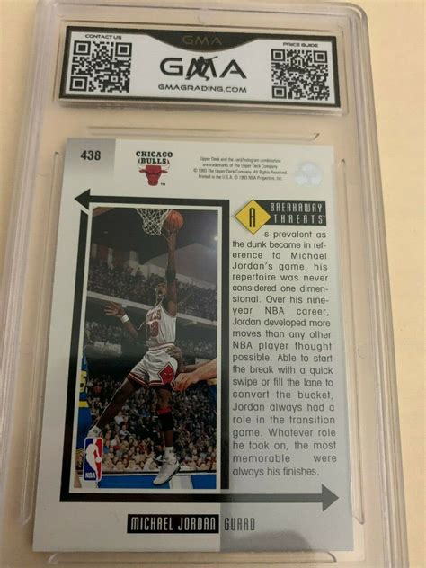 Upper Deck Michael Jordan Breakaway Threats Gma Ebay