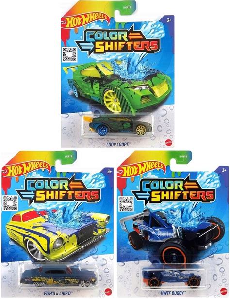 Autka Zmieniaj Ce Kolor Color Shifters Hot Wheels Pakiet Sztuki