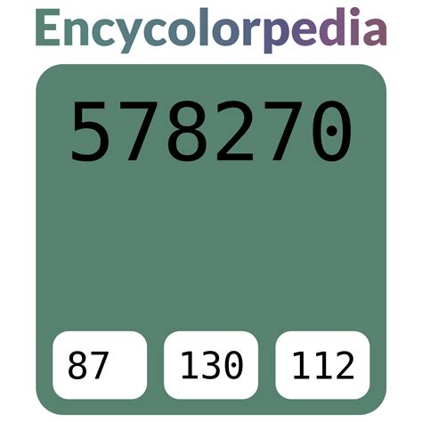 Pantone PMS 18 5622 TCX Frosty Spruce 578270 Código Hex de