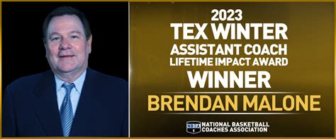 Brendan Malone – 2023 Tex Winter Assistant Coach Lifetime Impact Award ...