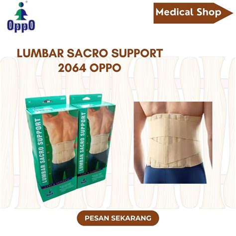 Lumbar Sacro Support 2064 Oppo Pt Sumber Utama Medicalindo