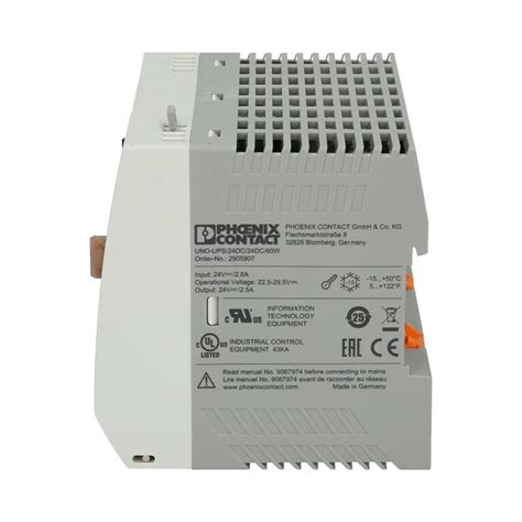 Unops Ac Dc W For Phoenix Power Supply V W