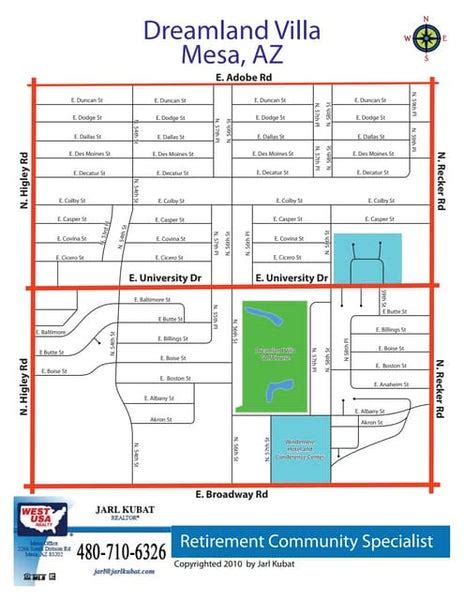 Sunland Springs Village - Community Map