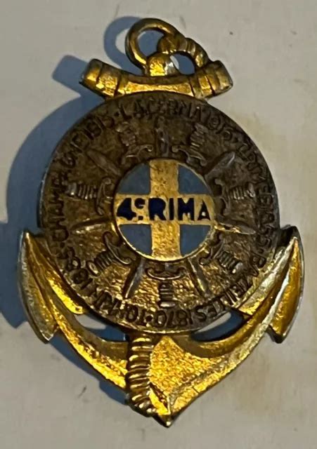 INSIGNE MILITAIRE PUCELLE 4 régiment dinfanterie de marine rima 2 EUR