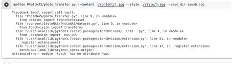 Attributeerror Module Torch Has No Attribute Ops Issue