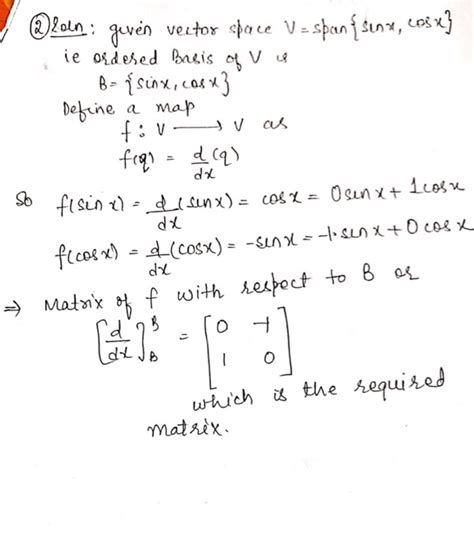 Solved Problem 1 Let V Be A Two Dimensional Real Vector Chegg