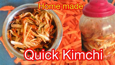 Quick Home Made Kimchi How To Make Kimchi At Home झटपट किम्ची बनाउने तरिका Youtube